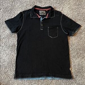 Jeremiah Men's Classic Black Polo Shirt with Pocket